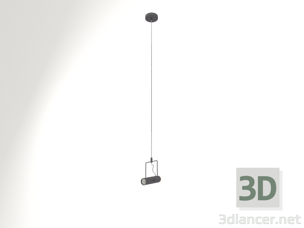 3d model Lámpara colgante Marlon (Negro) - vista previa