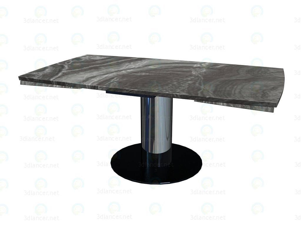 Modelo 3d Mesa de jantar 1222 Adler eu (construída 74 x 105 x 180) 2 - preview