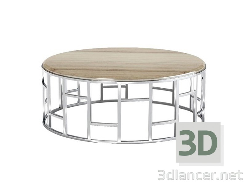 Modelo 3d Mesa de café exclusivo Pusha - preview