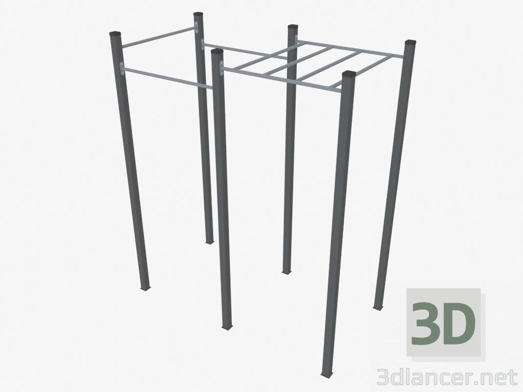 3d model Complejo deportivo (WL0013) - vista previa