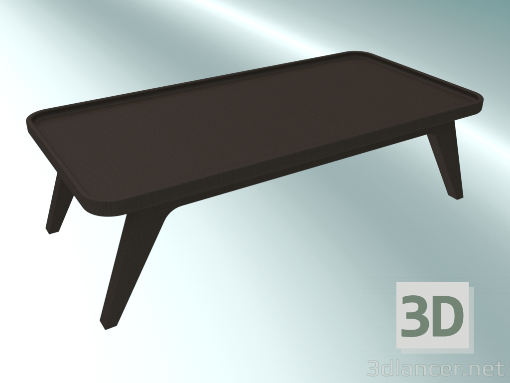 3d model Mesa de centro (madera S1, 600x350x1200 mm) - vista previa