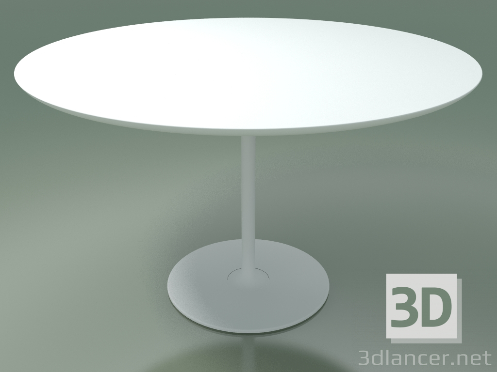 modello 3D Tavolo rotondo 0712 (H 74 - P 120 cm, F01, V12) - anteprima