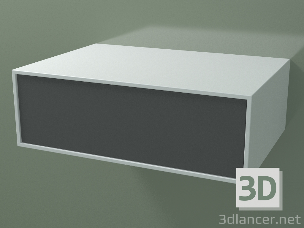 3d model Caja (8AUCAB01, Glacier White C01, HPL P05, L 72, P 50, H 24 cm) - vista previa