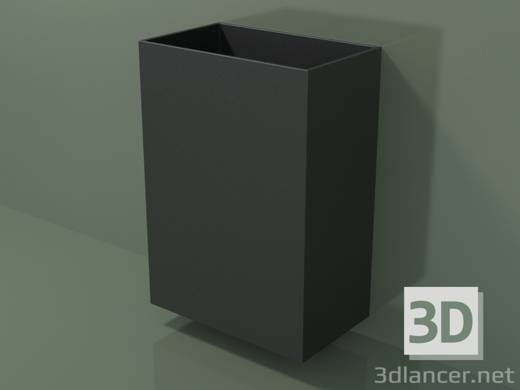 3d model Lavabo de pared (03UN36102, Deep Nocturne C38, L 60, P 36, H 85 cm) - vista previa