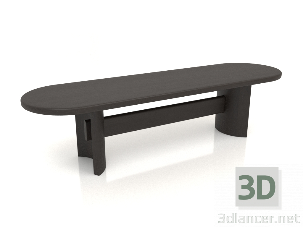 3d model Banco VK 02 (1400x400x350, marrón madera) - vista previa