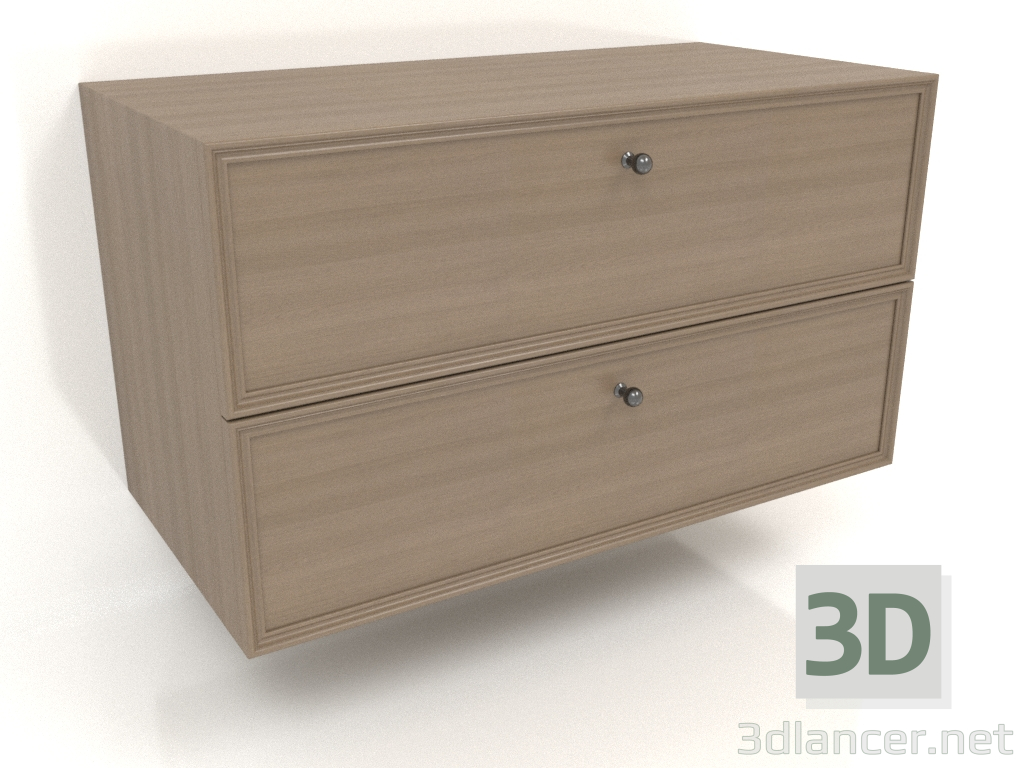 3D Modell Hängeschrank TM 14 (800x400x455, holzgrau) - Vorschau