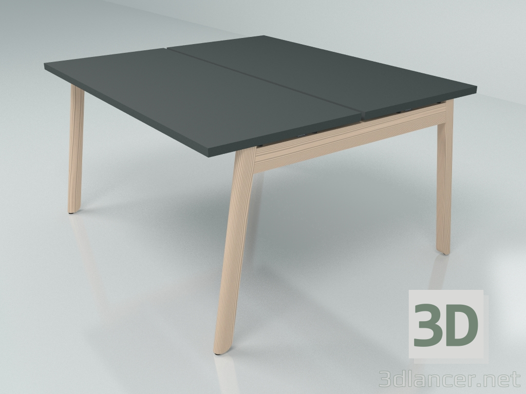 3d model Mesa de trabajo Ogi B Banco BOB54 (1400x1210) - vista previa