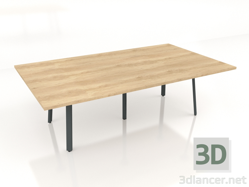 3D Modell Konferenztisch Ogi A PLF25 (2400x1400) - Vorschau