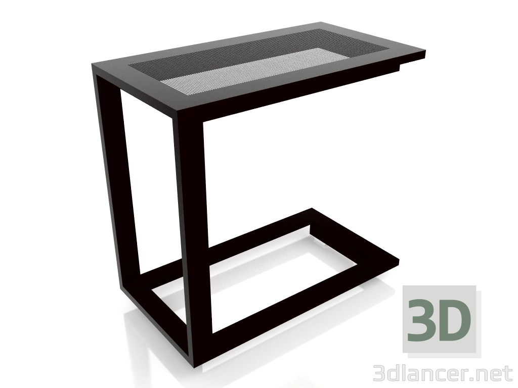 3D Modell Beistelltisch C (Schwarz) - Vorschau