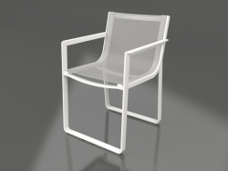 Chaise de salle à manger (Blanc)