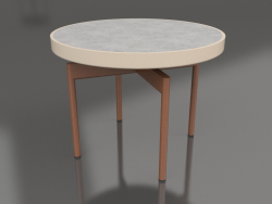 Table basse ronde Ø60 (Sable, DEKTON Kreta)