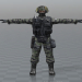 3D Modell Soldat - Vorschau