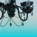 3d model Chandelier with candelabra - preview