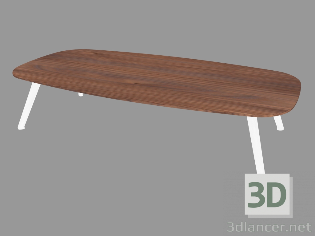 3d model Coffee table (Walnut 120x60x30) - preview