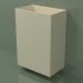 3d model Lavabo de pared (03UN36102, Bone C39, L 60, P 36, H 85 cm) - vista previa