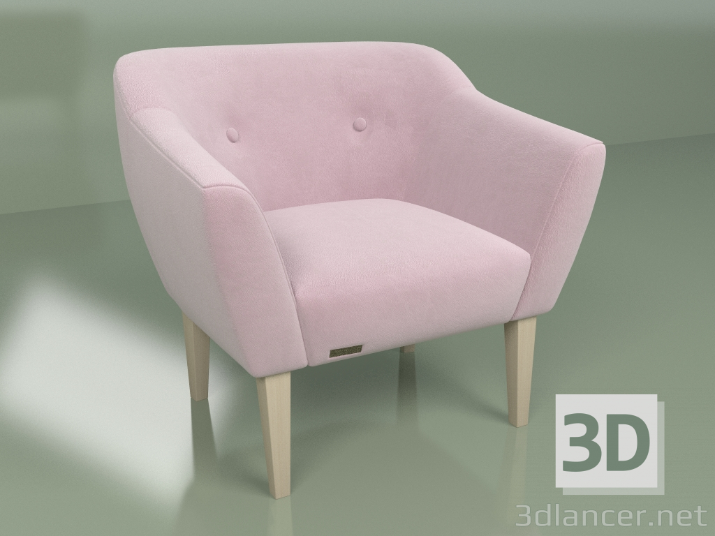 Modelo 3d Poltrona nova iorque - preview