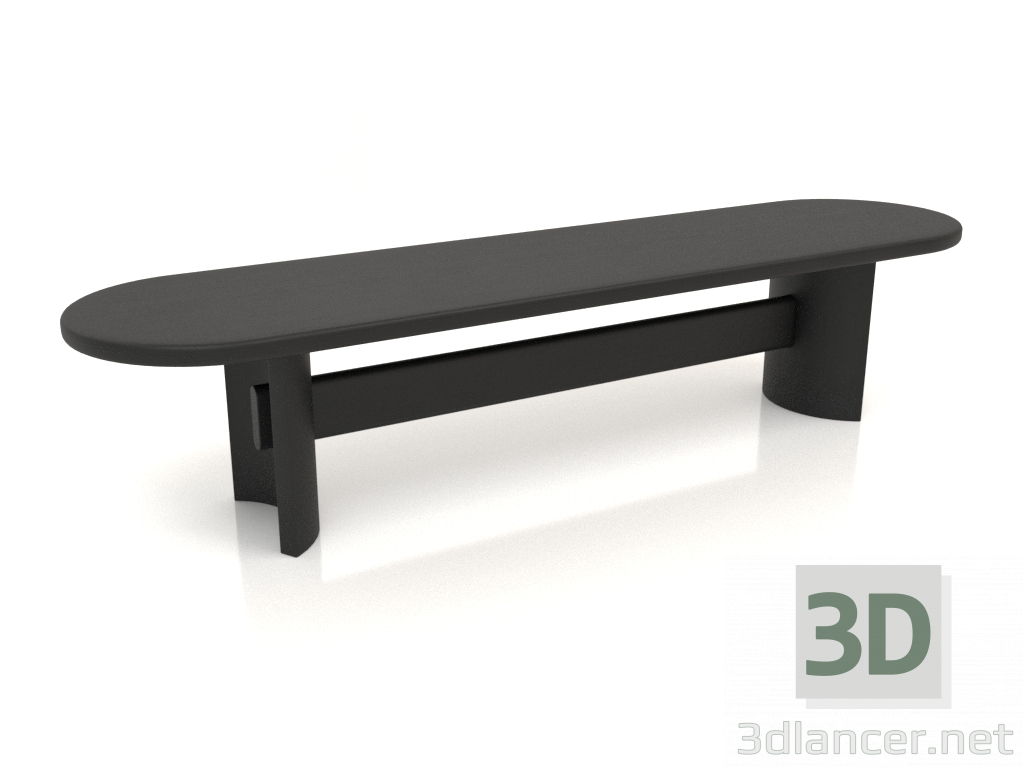 3d model Banco VK 02 (1600x400x350, madera negra) - vista previa