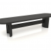 3d model Bench VK 02 (1600x400x350, wood black) - preview