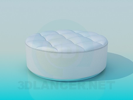 modello 3D Pouf Soft - anteprima