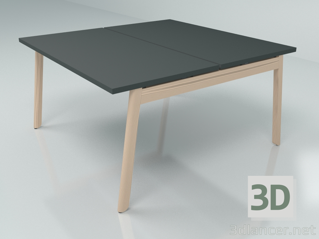 3D Modell Arbeitstisch Ogi B Bench BOB44 (1400x1410) - Vorschau