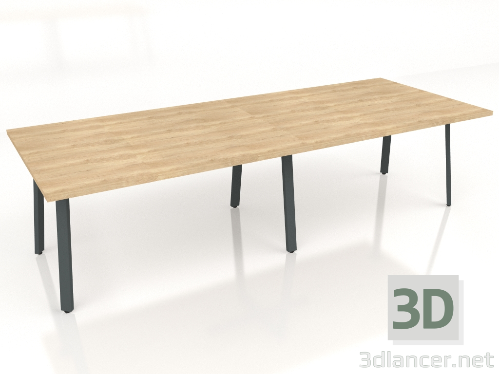 3d model Conference table Ogi A PLF14PK+PLF14LK (2800x1100) - preview