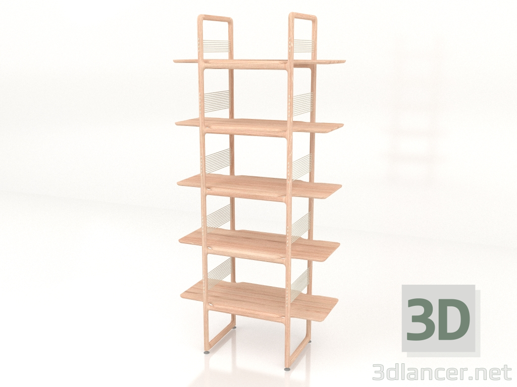 modello 3D Scaffale Muse 216 - anteprima