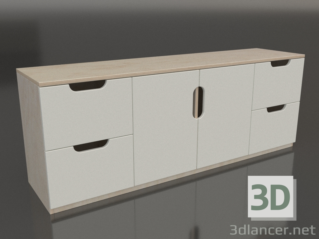 3D modeli MODE TV şifonyer (DWTVA) - önizleme