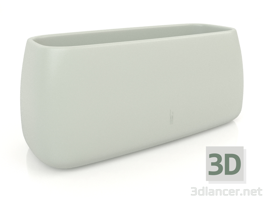 modello 3D Vaso per piante 5 (Grigio cemento) - anteprima