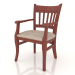 3d model Chair (armchair) Liverpool (Cognac) - preview