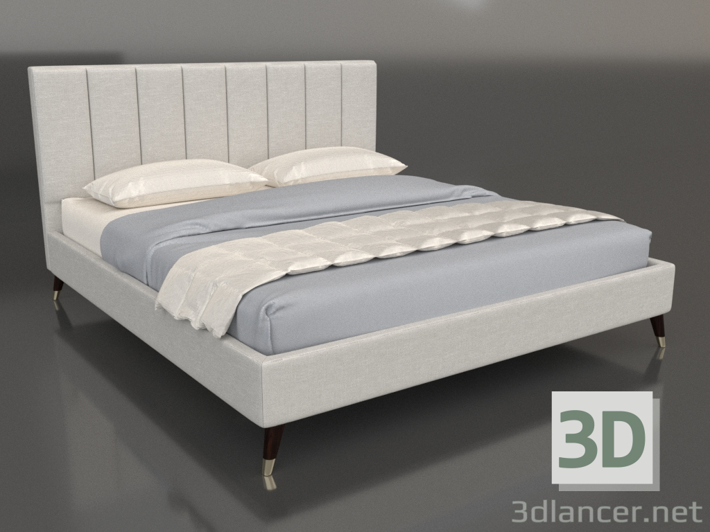 3D modeli Howland Queen yumuşak yatak - önizleme