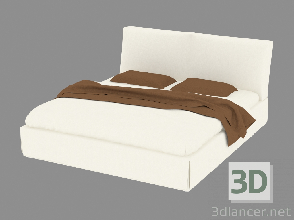 modello 3D Altosoft letto matrimoniale (193) - anteprima