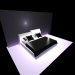 Modelo 3d Cama de casal - preview