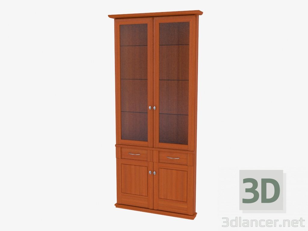 3D modeli Kitaplık köşesi (9730-40) - önizleme