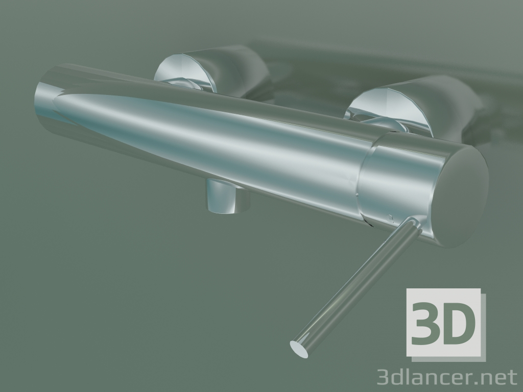 3d model Single lever shower mixer (10611000) - preview