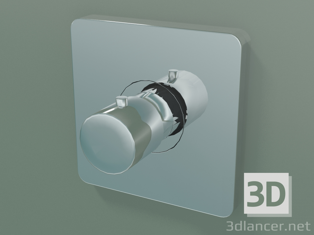 3d model HighFlow flush-mounted thermostat (34716000) - preview