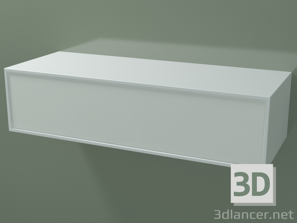 3d model Caja (8AUDAA01, Glacier White C01, HPL P01, L 96, P 36, H 24 cm) - vista previa