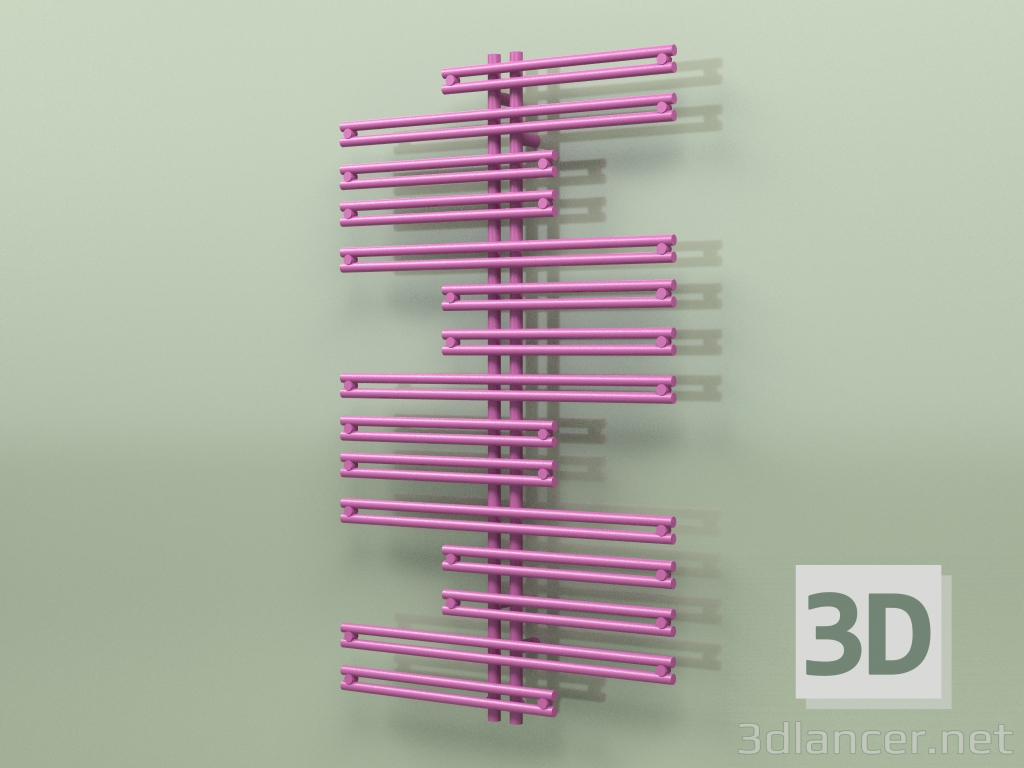 3d model Heated towel rail - Kea (1300 x 750, RAL - 4006) - preview