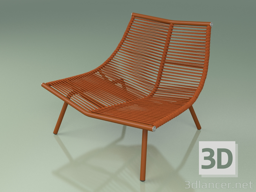 3d model Sillón 001 (Metal Rust) - vista previa