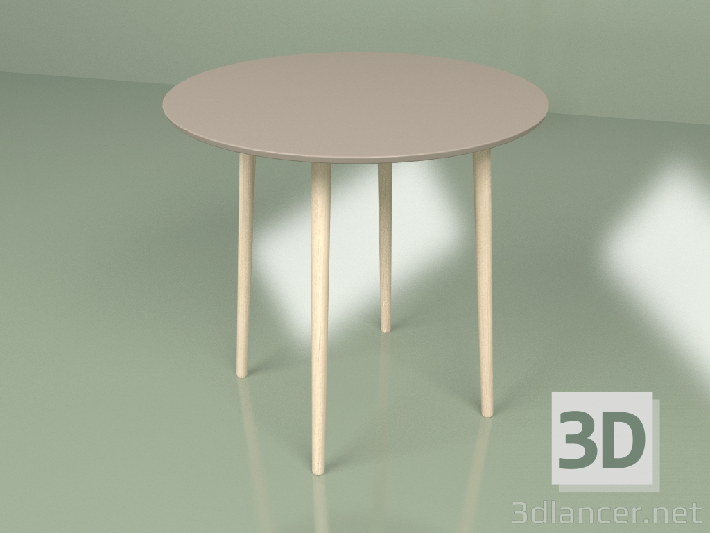 Modelo 3d Mesa média Sputnik 80 cm (café) - preview