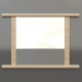 3d model Mirror ZL 26 (800x570, wood white) - preview