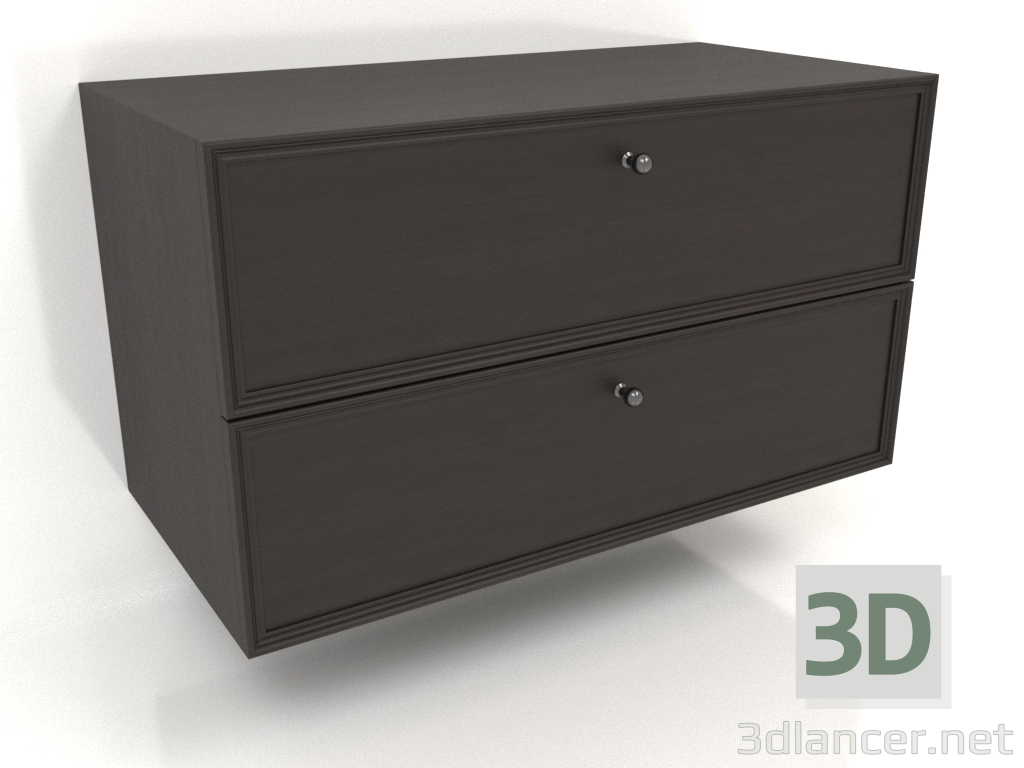 3D Modell Wandschrank TM 14 (800x400x455, Holzbraun dunkel) - Vorschau