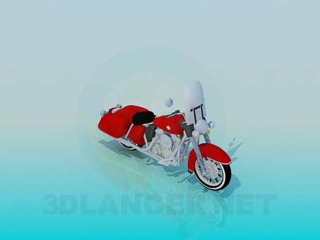 3D Modell Motorrad - Vorschau