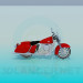 3D Modell Motorrad - Vorschau