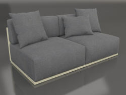 Sofa module section 4 (Gold)