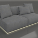 3d model Sofa module section 4 (Gold) - preview