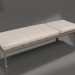 3d model Chaise longue with wheels (Bronze) - preview