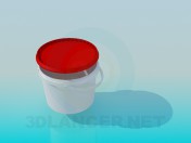 Plastic  food grade bucket