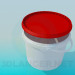 3d model Plastic food grade bucket - preview