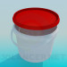 3d model Plastic food grade bucket - preview