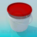 3d model Plastic food grade bucket - preview